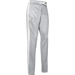 imageUnder Armour Girls Armour Fleece PantsMod Gray Onyx White