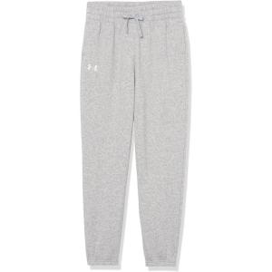 imageUnder Armour Girls Rival Fleece Oversized Pants012 Mod Gray Light Heather   White