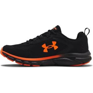 imageUnder Armour Mens Charged Assert 9 Running ShoeBlack 005Blaze Orange