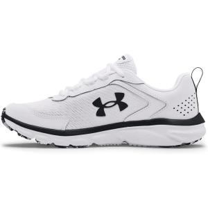 imageUnder Armour Mens Charged Assert 9 Running ShoeWhite 101Black Marble