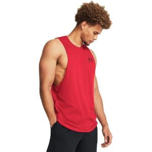 imageUnder Armour Mens Sportstyle Left Chest Cut600 Red   Black