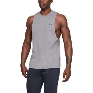 imageUnder Armour Mens Sportstyle Left Chest CutSteel Light Heather