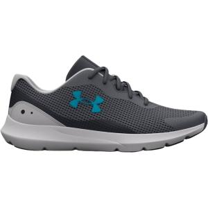 imageUnder Armour Mens Surge 3 Running Shoe104 Pitch GrayMod GrayBlue Surf