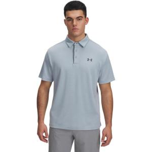 imageUnder Armour Mens Tech Golf PoloHarbor BluePitch Gray