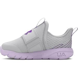 imageUnder Armour UnisexBaby Infant Flash Running Shoe102 Halo GraySalt PurpleLavish