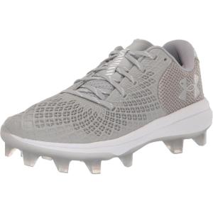 imageUnder Armour Womens Glyde 20 Mt TPU Softball Shoe102 Baseball GrayBaseball GrayMetallic Silver