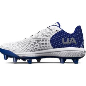 imageUnder Armour Womens Glyde 20 Mt TPU Softball Shoe104 WhiteRoyalMetallic Silver