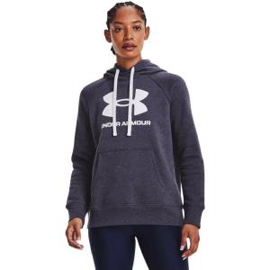 imageUnder Armour Womens Rival Fleece Logo Hoodie558 Tempered Steel   White