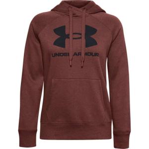 imageUnder Armour Womens Rival Fleece Logo HoodieCinna Red 688Black