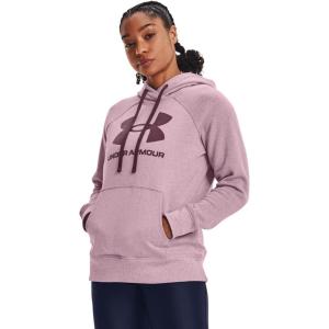 imageUnder Armour Womens Rival Fleece Logo HoodieMauve Pink 698Ash Plum
