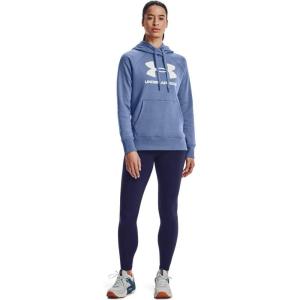 imageUnder Armour Womens Rival Fleece Logo HoodieMineral Blue 470White