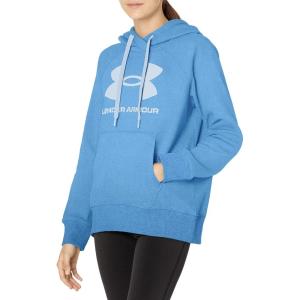 imageUnder Armour Womens Rival Fleece Logo HoodieRiver 488Isotope Blue