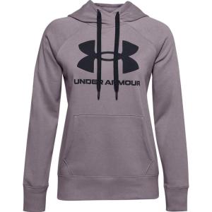 imageUnder Armour Womens Rival Fleece Logo HoodieSlate Purple 585Black