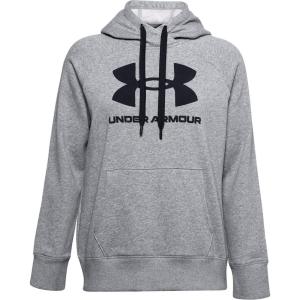 imageUnder Armour Womens Rival Fleece Logo HoodieSteel Medium Heather 035Black