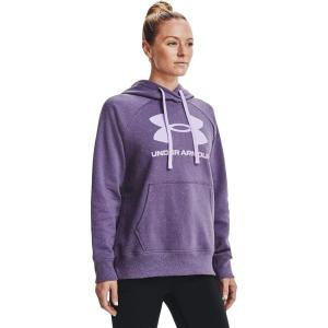 imageUnder Armour Womens Rival Fleece Logo HoodieTwilight Purple 500Purple Tint