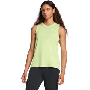 imageUnder Armour Womens Tech Tank Top383 Retro Green   White