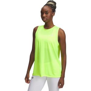 imageUnder Armour Womens Tech Tank Top731 High Vis Yellow   White