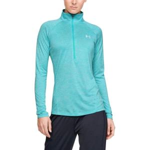 imageUnder Armour Womens Tech Twist  Zip LongSleeve PulloverBlue Breathtaking Blue