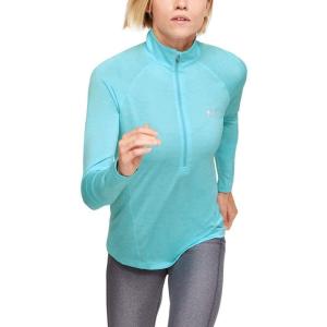 imageUnder Armour Womens Tech Twist  Zip LongSleeve PulloverBlue Haze