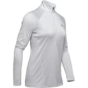 imageUnder Armour Womens Tech Twist  Zip LongSleeve PulloverGray Halo Gray