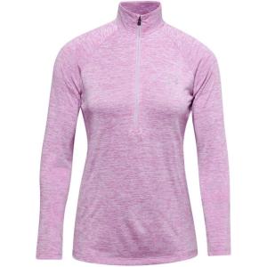 imageUnder Armour Womens Tech Twist  Zip LongSleeve PulloverPolar Purple 537Translucent