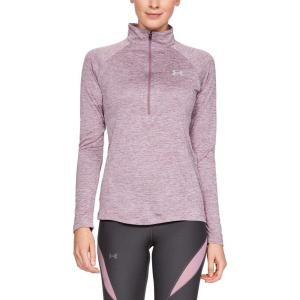 imageUnder Armour Womens Tech Twist  Zip LongSleeve PulloverPurple Prime