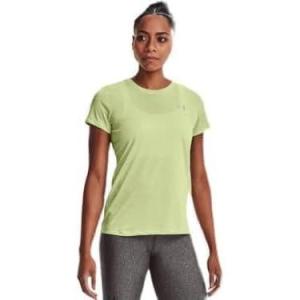 imageUnder Armour Womens Tech Twist TShirtPale Olive 383Metallic Silver