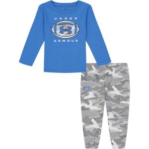 imageUnder Armour babyboys Long Sleeve Shirt and Jogger Set Durable Stretch and LightweightWater Neo Camo