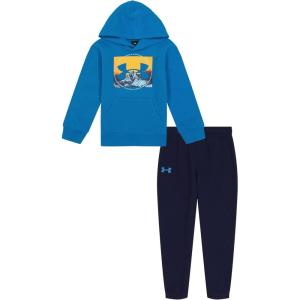 imageUnder Armour babyboys Tee and Short Set Short Sleeve and Tank Designs Lightweight and BreathableCosmic Blue  Hoodie