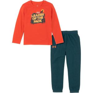 imageUnder Armour babyboys Tee and Short Set Short Sleeve and Tank Designs Lightweight and BreathablePapaya