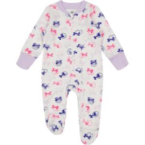 imageUnder Armour babygirls Coverall Footie Zipup Closure Logo ampamp Printed DesignsViolet Void Logo