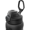 imageUnder Armour 18oz Grip Water Bottle Pro Lid Cover Silicone Body Grip Shatter Proof Stain ampamp Odor Resistant All Sports Baseball Basketball FootballCharcoal
