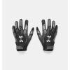 imageUnder Armour Boys Pee Wee F9 Football Gloves001 Black  Castlerock  Metallic Silver