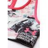 imageUnder Armour Girls HeatGear Armour Novelty Sports BraSeaglass Blue 404Cerise