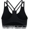 imageUnder Armour Girls HeatGear Mid Impact Sports Bra002 Black   White