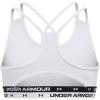 imageUnder Armour Girls HeatGear Mid Impact Sports Bra100 White   Black