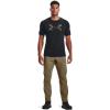imageUnder Armour Mens Antler Logo Short Sleeve T Shirt  Casual Hunting Apparel  Camo Graphic Tee001 Black   Ua Barren Camo