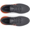 imageUnder Armour Mens Charged Escape 4 Running Shoe101 Pitch GrayOrange BlastOrange Blast