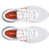 imageUnder Armour Mens Charged Escape 4 Running Shoe104 WhiteMod GrayTeam Orange