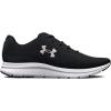 imageUnder Armour Mens Charged Impulse 3 Running Shoe001 BlackBlackMetallic Silver