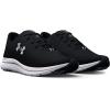 imageUnder Armour Mens Charged Impulse 3 Running Shoe001 BlackBlackMetallic Silver