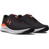 imageUnder Armour Mens Charged Impulse 3 Running Shoe105 Jet GrayPanic OrangePanic Orange