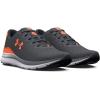 imageUnder Armour Mens Charged Impulse 3 Running ShoePitch GrayOrange BlastOrange Blast