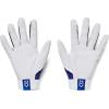 imageUnder Armour Mens Clean Up Baseball Gloves102 White  Team Royal  Team Royal