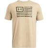 imageUnder Armour Mens Freedom Graphic Short Sleeve TShirt290 Desert Sand   Marine Od Green