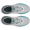 imageUnder Armour Mens HOVR Turbulence 2 Running Shoe108 Halo GrayHydro TealCircuit Teal