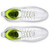 imageUnder Armour Mens Hammer 20 Mc Football Shoe100 WhiteMetallic SilverMetallic Silver