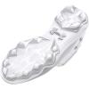 imageUnder Armour Mens Hammer 20 Mc Football Shoe100 WhiteMetallic SilverMetallic Silver
