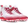 imageUnder Armour Mens Hammer 20 Mc Football Shoe101 WhiteRedRed