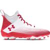 imageUnder Armour Mens Hammer 20 Mc Football Shoe101 WhiteRedRed